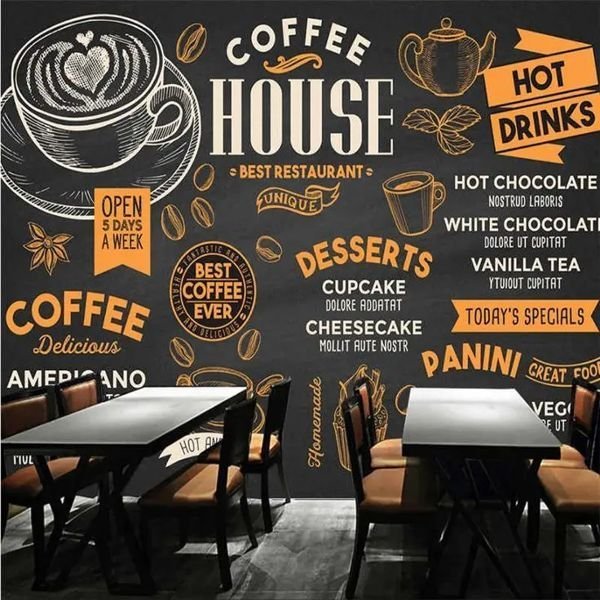 Cafe Theme Wall Stickers