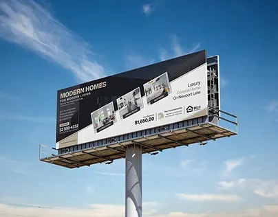 3D Property Development Billboard Signs