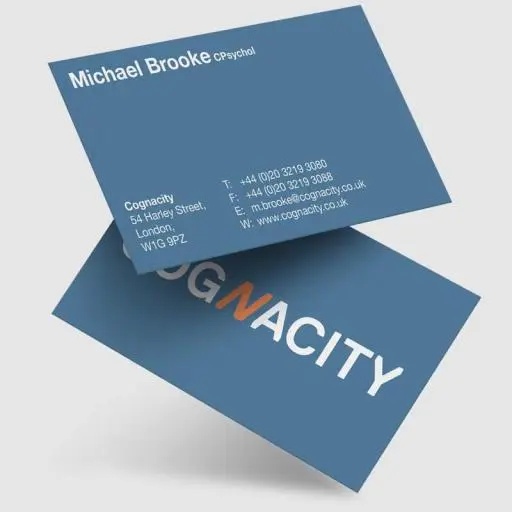 Lamination Business Cards