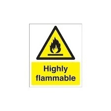 Flammable Cargo Sign