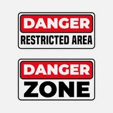 Danger Zone Barrier Graphics