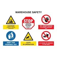 Warehouse Safety Instruction Boards