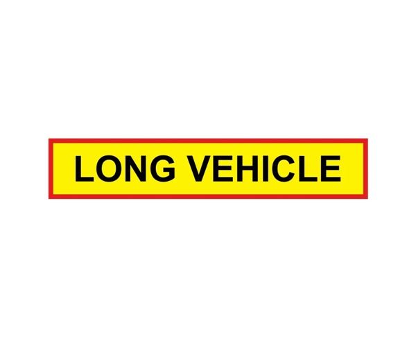 Long Vehicles Signs