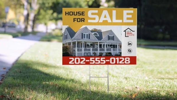 Real Estate For Sale Signs with Graphics